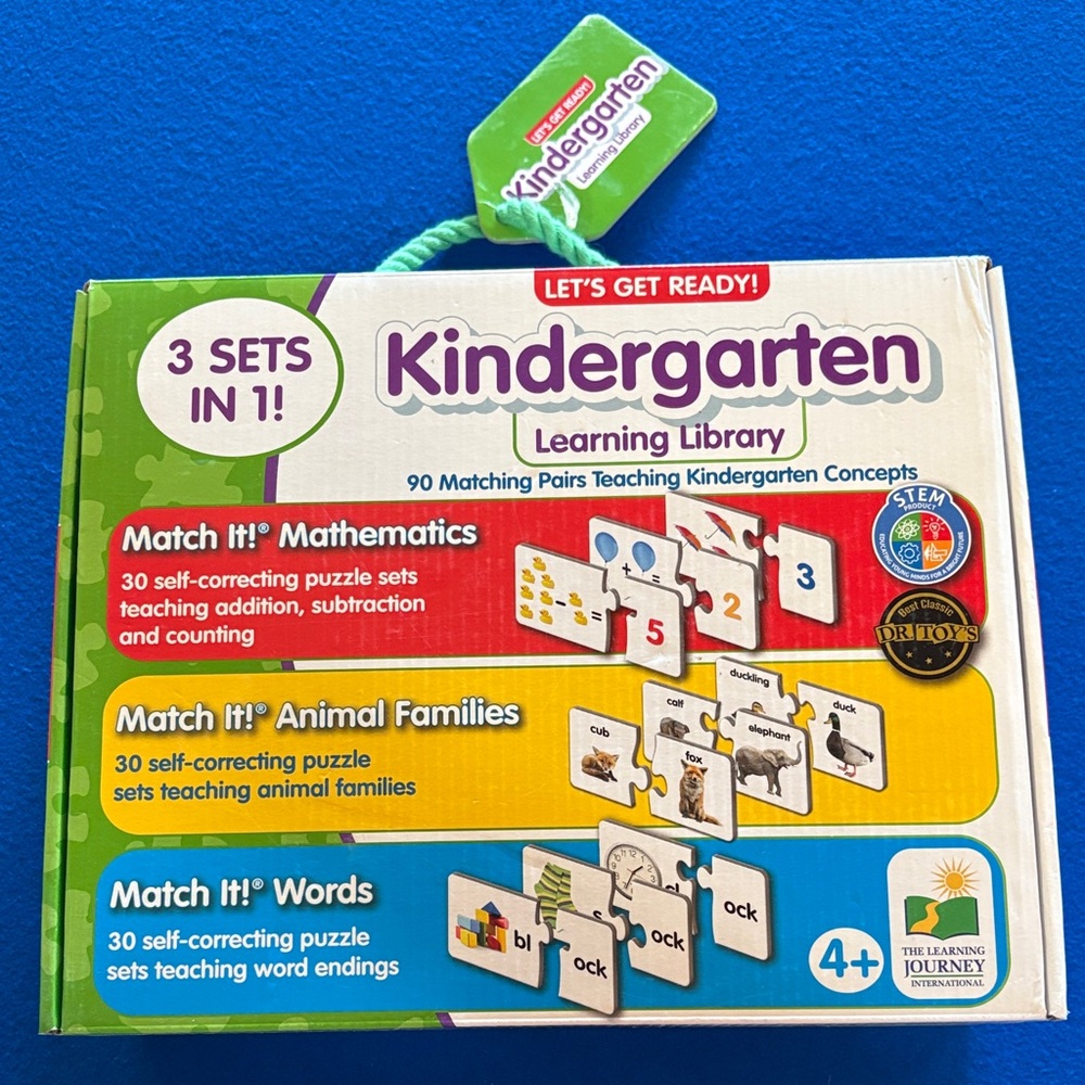 Kindergarten Learning Library - Multicolor